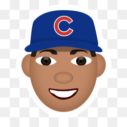 Los Angeles Dodgers Emoji Baseball player MLB, Emoji, face, hat png